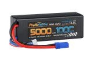 Powerhobby PHB4S5000100LCGEC5  Powerhobby 4S 14.8V 5000mah 100C Lipo Battery w EC5 Plug Hard Case LCG