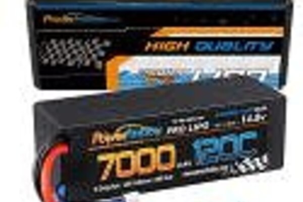 Powerhobby PHB4S7000120CEC5  4S 14.8V 7000mAh 120C LiPo w/ EC5 Plug Hard Case