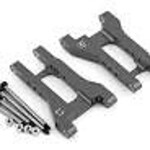 ST Racing Concepts SPTST27501GM  Aluminum Toe-In Reducing Rear A-Arms 1 Degree Lock-Nut Hinge-Pins for Traxxas Drag Slash, Gun Metal