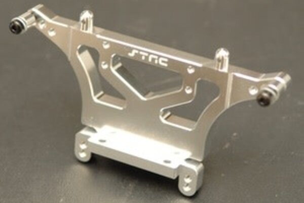 ST Racing Concepts SPTST9418S  Aluminum Heavy Duty Rear Shock Tower for Traxxas Drag Slash, Silver