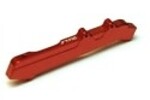ST Racing Concepts SPTSTR320511FR  Aluminum Heavy Duty Front Chassis Brace, Red, for Arrma Limitless / Infraction