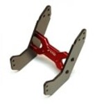ST Racing Concepts SPTSTR320526R  Graphite Rear Wing Support w/ Aluminum Cross Member, Red, for Arrma Limitless