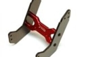 ST Racing Concepts SPTSTR320526R  Graphite Rear Wing Support w/ Aluminum Cross Member, Red, for Arrma Limitless