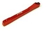 ST Racing Concepts SPTSTR320446FR  Aluminum Heavy Duty Front Chassis Brace, Red, for Arrma Outcast 6S