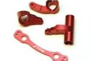 ST Racing Concepts SPTSTR340073R  Aluminum Steering Bellcrank Set, Red, for Arrma Outcast 6S / Limitless / Infraction