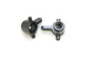 ST Racing Concepts SPTST6837GM  Aluminum Front Steering Knuckles, Gun Metal, for Traxxas Slash 4x4, 1pr