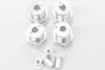 ST Racing Concepts SPTST3654-17S  CNC Machined Aluminum 17MM Hex Conversion Kit for Traxxas SL (Silver)