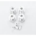 ST Racing Concepts SPTST3654-17S  CNC Machined Aluminum 17MM Hex Conversion Kit for Traxxas SL (Silver)