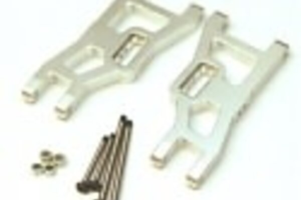 ST Racing Concepts SPTST3631XS  Aluminum Front A-Arm Set, Silver, for Traxxas Slash / Stampede / Rustler, 1pr