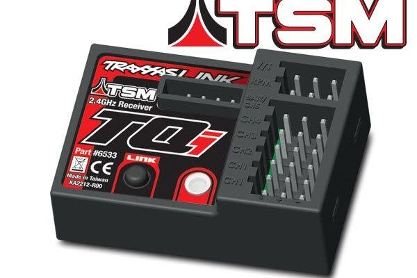 Traxxas 6533   Receiver, micro, TQi 2.4GHz with telemetry & TSM® (5-channel)