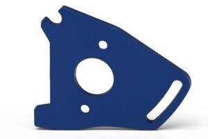 Traxxas 7490  MOTOR PLATE BLUE 4X4