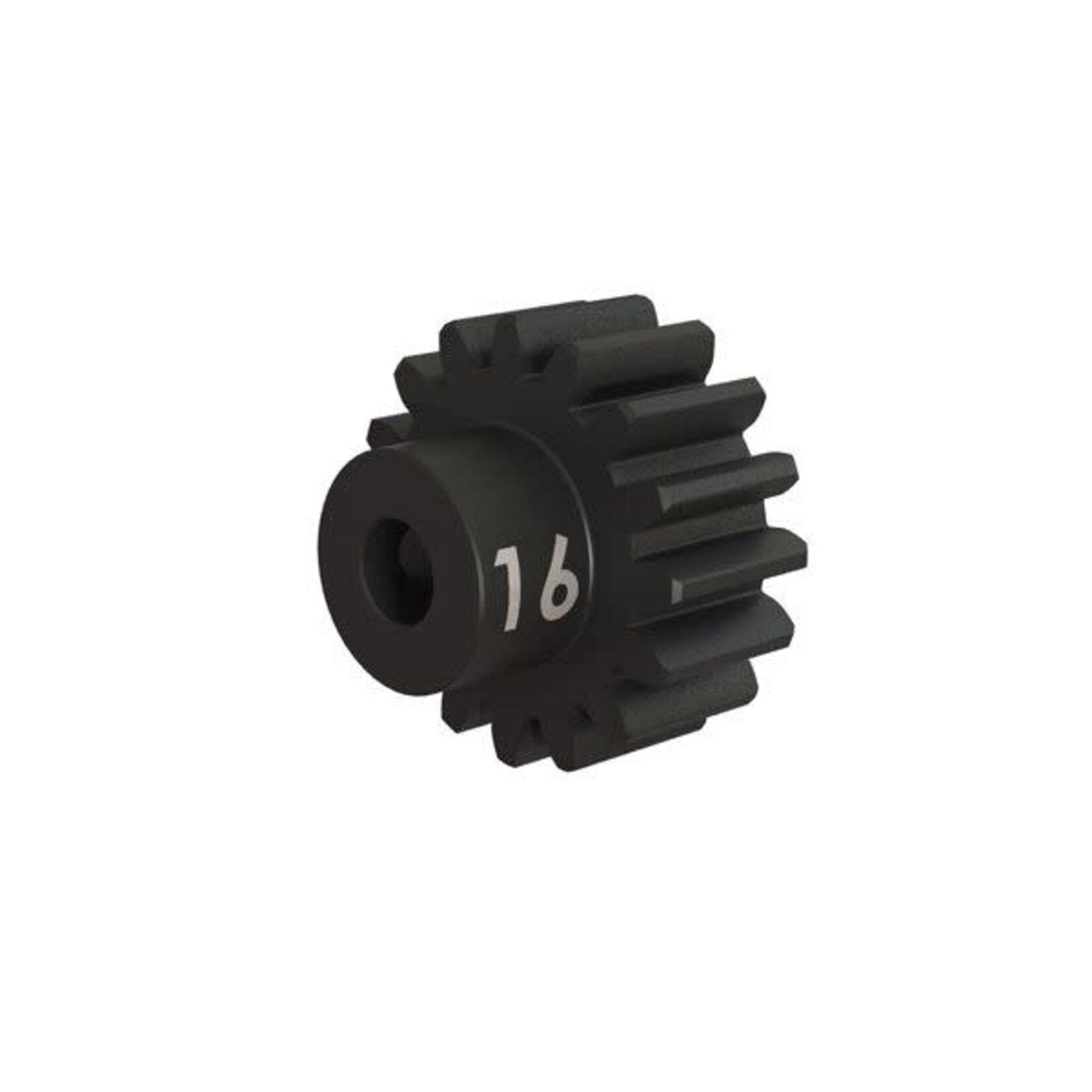 Traxxas Gear, 16-T pinion (32-p), heavy duty (machined, hardened steel) (fits 3mm shaft)/ set screw