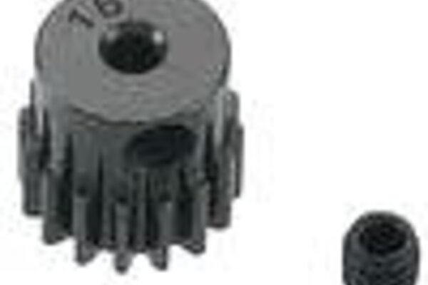 RRP RRP1816	 Hard Blackened Steel Mini Pinion 2mm, .5 Mod 16T