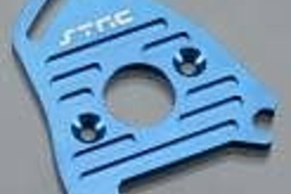 ST Racing Concepts SPTST7490B  CNC MACHINED HEAT SINK MOTOR PLATE (BLUE) FOR SLASH 4X4 LCG