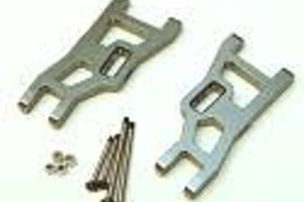 ST Racing Concepts SPTST3631XGM    Gun Metal Heavy Duty Front Sus Arms w/ Lock Nut Hinge Pins