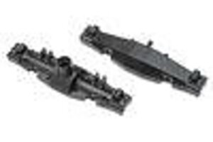 LOSI LOS312008	 Axle Housing Set, Aluminum, Black: Mini LMT