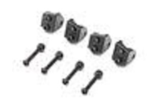 LOSI LOS314006	 Lower 4-link Mount Set,Aluminum, Black(4):Mini LMT
