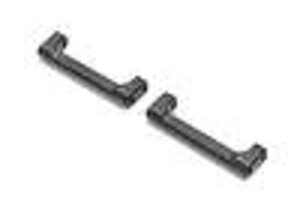 LOSI LOS311016	 Crossbar, Shock Mount, Aluminum, Blk (2): Mini LMT