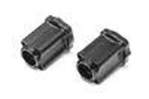 LOSI LOS312009	 Axle Mount Rear, 0 deg, Aluminum, Black: Mini LMT