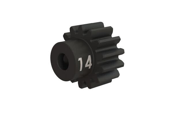 Traxxas 3944X  Gear, 14-T pinion (32-p), heavy duty (machined, hardened steel) (fits 3mm shaft)/ set screw