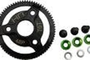 Hot Racing HRASTE875  Hardened Steel Spur Gear (75t 48p)(Green) - Traxxas