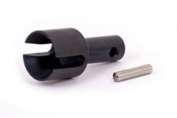 Traxxas 9583 Differential output cup,  front or rear (hardened steel)/ 2.5x12mm pin