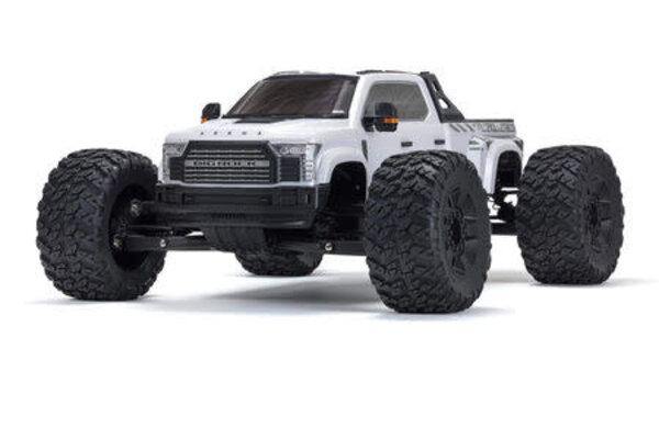 ARRMA ARA7612T3   1/7 BIG ROCK 6S 4X4 BLX Monster Truck RTR, White