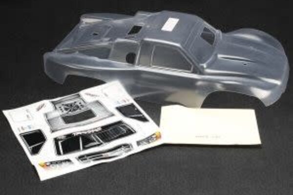 Traxxas 5912 Body, Slayer Pro 4X4 (clear, requires painting)/window masks/decal sheets