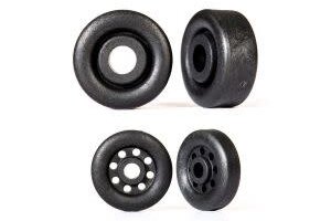 Traxxas 9461 Wheels, wheelie bar, black (26mm (2), 18mm (2))