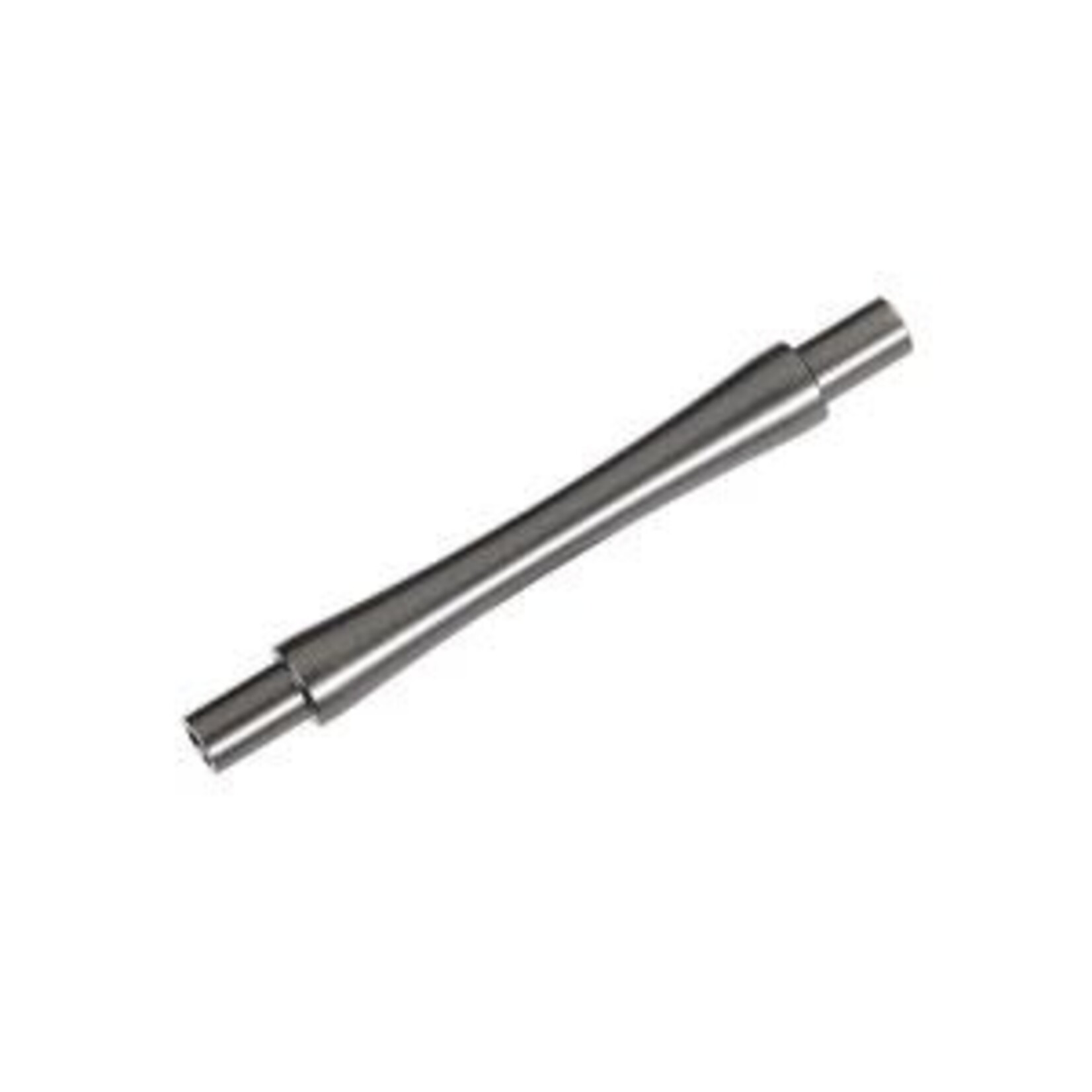 Traxxas 9463 Axle, wheelie bar, 6061-T6 aluminum (gray-anodized) (1)/ 3x12 BCS (with threadlock) (2)