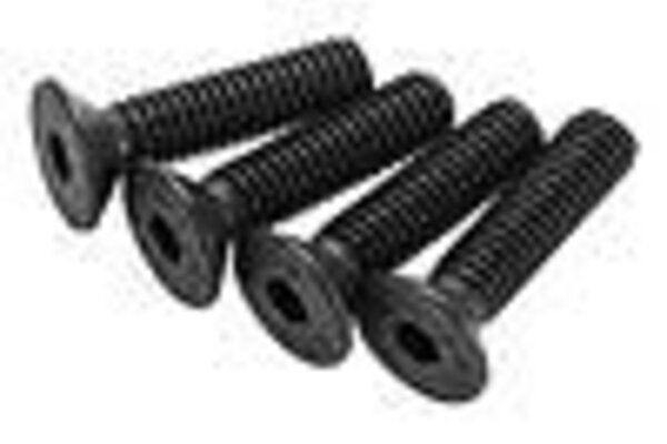 ARRMA AR722416 Flat Head Hex Machine Screw 4x16mm (4)