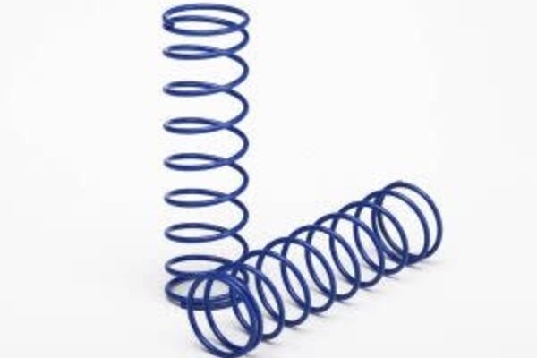 Traxxas 3758T Springs, front (blue) (2)