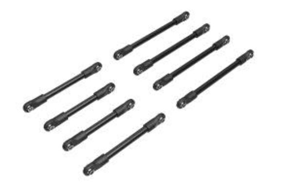 Traxxas 9749 Suspension link set, steel (includes 4x53mm front lower links (2), 4x46mm front upper links (2), 4x68mm rear lower or upper links (4))