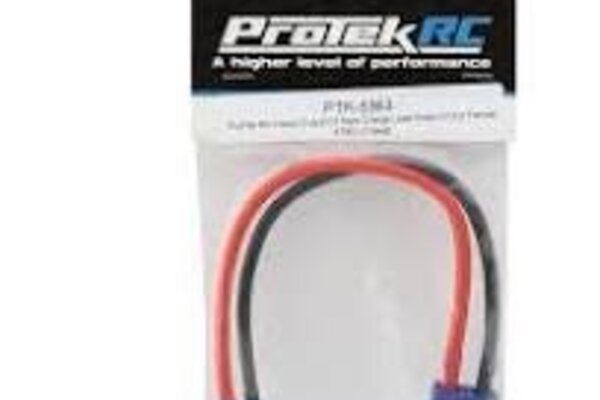 Protek RC PTK-5363  ProTek RC Heavy Duty EC3 Style Charge Lead (Male EC3 to Female XT90) (12awg)