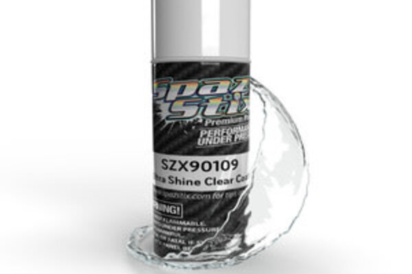 Spaz Stix SZX90109  Ultra Shine Clear Coat, 3.5oz Aerosol Can