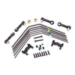 Traxxas 9595 Sway bar kit, Sledge™ (front and rear) (includes front and rear sway bars and linkage)