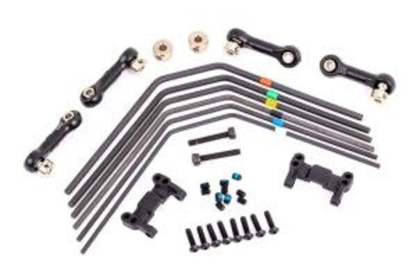 Traxxas 9595 Sway bar kit, Sledge™ (front and rear) (includes front and rear sway bars and linkage)