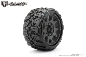 PHB1602CBMSGB  Powerhobby 1/8 SGT 3.8 King Cobra Belted Mounted Tires (2) 17MM Low Profile