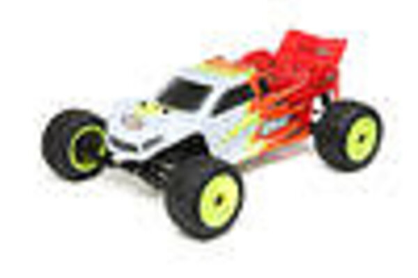 LOSI LOS01015T1  1/18 Mini-T 2.0 2WD Stadium Truck Brushed RTR, Red/White
