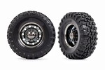 Traxxas 8854X Tires and wheels, assembled, glued (TRX-6® 2.2' wheels, Canyon RT 4.6x2.2' tires) (rear) (2)