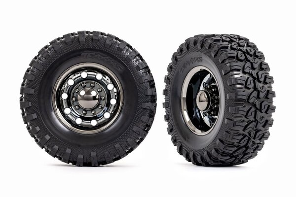 Traxxas 8854X Tires and wheels, assembled, glued (TRX-6® 2.2' wheels, Canyon RT 4.6x2.2' tires) (rear) (2)