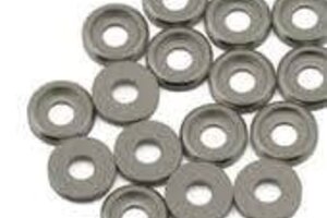 Team Brood BRO-TBR-6061BHWKITM  Team Brood 3mm 6061 Aluminum Button Head Washer (Gun Metal) (16)