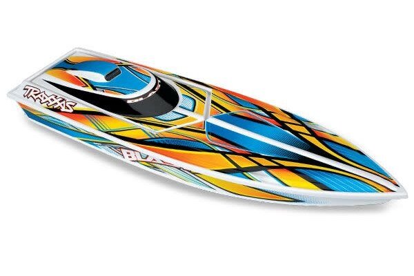 Traxxas 38104-1-ORNG Blast: High Performance Race Boat with TQ™ 2.4GHz radio system