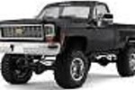 RC4WD RC4ZRTR0067  RC4WD Trail Finder 2 "LWB" RTR Scale Truck w/Chevrolet K10 Scottsdale Hard Body (Black)