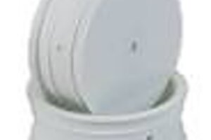 Raw Speed RWS200102W  Raw Speed RC 2.2" Front Wheels (White) (2) (TLR/D216) w/12mm Hex