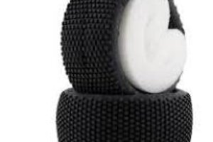 hot race HR-003-0012   HotRace Bangkok Dirt 1/10th Off Road Buggy Rear Tires w/Inserts (2) (Super Soft)