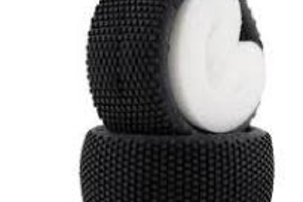 hot race HR-003-0012   HotRace Bangkok Dirt 1/10th Off Road Buggy Rear Tires w/Inserts (2) (Super Soft)