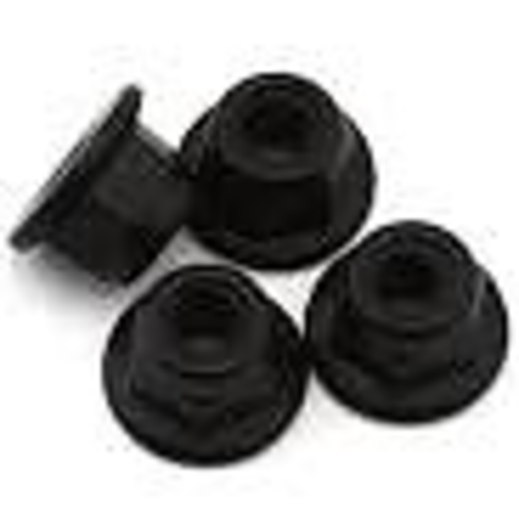 YOKOMO YOKZC-N3FLS  Yokomo 3mm Flanged Nylon Locking Nut (4)