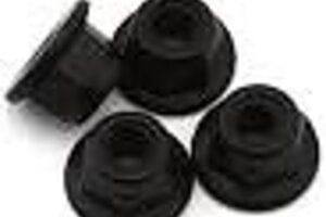 YOKOMO YOKZC-N3FLS  Yokomo 3mm Flanged Nylon Locking Nut (4)