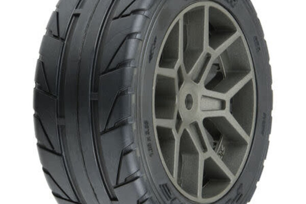 Proline Racing PRO1020410  1/8 Vector S3 Front/Rear 35/85 2.4" Belted Mounted Tires, 14mm Gray: Vendetta